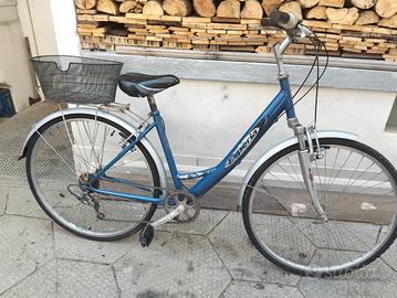 bici uomo donna con marce e portapacchi 