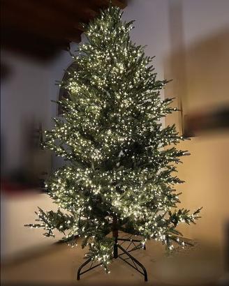 Albero di Natale grande alto 290 cm palle di vetro