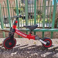 Triciclo/balance bike bambini