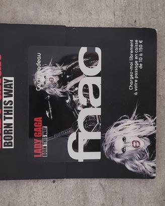 card fnac promo lady gaga born this way 