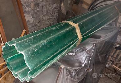 Pensilina ondulata per tettoia