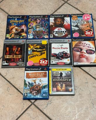 Lotto giochi PS2 e PS3
