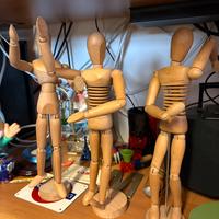 Scultura antropomorfa in legno