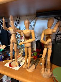 Scultura antropomorfa in legno