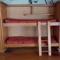 Giocattolo letto a castello per Barbie