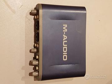 Scheda audio m-audio fast track pro
