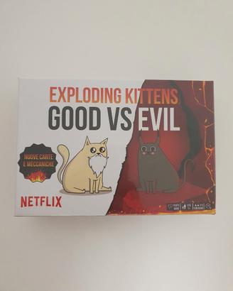 Exploding Kittens Good Vs Evil NUOVO SIGILLATO