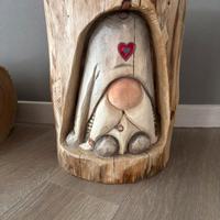 Sculture in legno di Cirmolo scolpite a mano