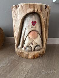 Sculture in legno di Cirmolo scolpite a mano