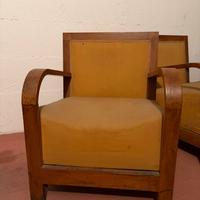 Coppia di poltrone Decó
