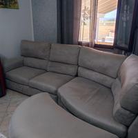 Divano 4 posti angolare+ mezzaluna