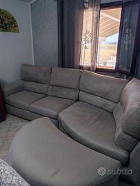 Divano 4 posti angolare+ mezzaluna