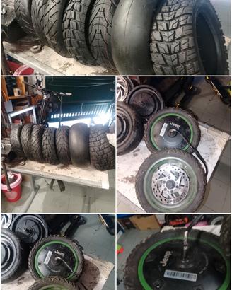 Gomme/Motori/ruota scorta per Monopattini 