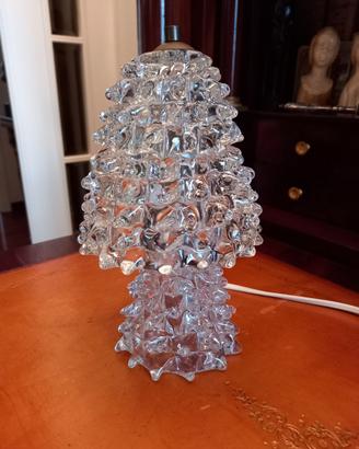 lampada tavolo in vetro di Murano 