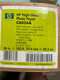 CARTA FOTOGRAFICA X PLOTTER HP High-Gloss Photor