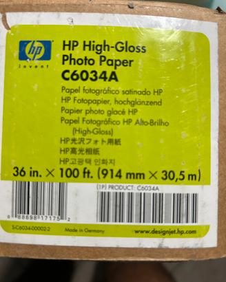 CARTA FOTOGRAFICA X PLOTTER HP High-Gloss Photor