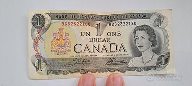 One dollar 1973 1 dollaro Canada no FDC L 3