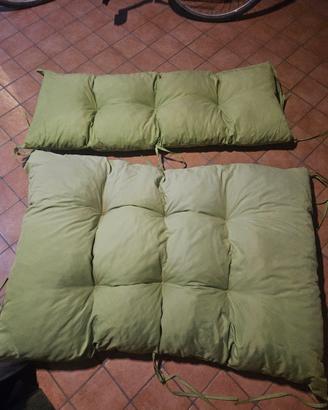 cuscini per divano in pallet