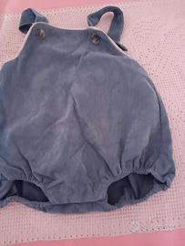 Salopette azzurra 