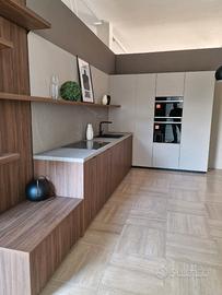 cucina contemporanea in bilaminato top gres