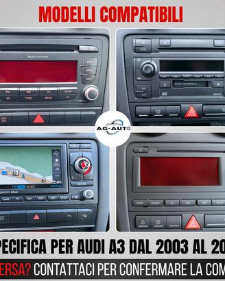 Audi a3 KIT COMPLETO Autoradio android stereo 2din