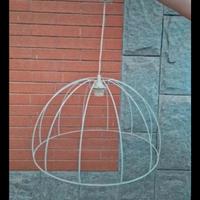 Struttura lampadario funzionante da rivestire con 