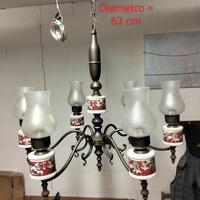 Lampadario d’epoca vintage anni 50’