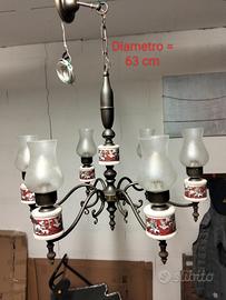 Lampadario d’epoca vintage anni 50’