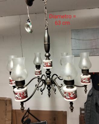Lampadario d’epoca vintage anni 50’