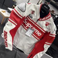 Supreme ducati giacca pelle taglia 52