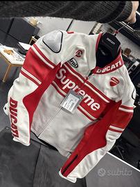 Supreme ducati giacca pelle taglia 52