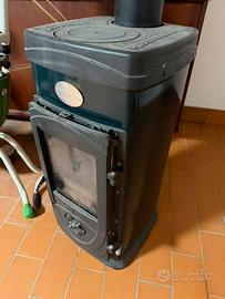 Stufa a legna con dischi