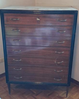 cassettiera settimino anni '50