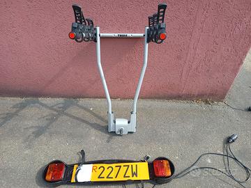 Portabici su gancio di traino