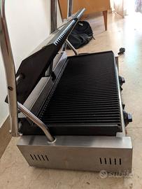 Piastra Grill Professionale Doppia HENDI 263709 a