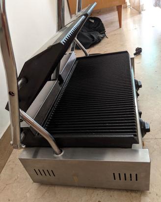 Piastra Grill Professionale Doppia HENDI 263709 a