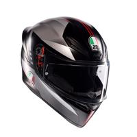 Casco Taglia L K1 Matt black/grey/red integrale