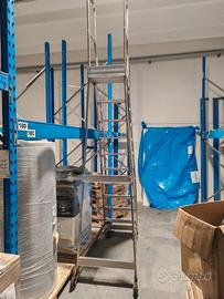 Scala a castello in acciaio inox