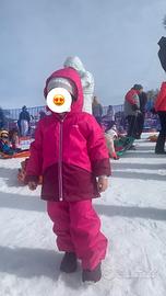 Tuta sci bambina 5 anni