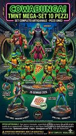 🐢 TMNT MEGA-SET 10 PEZZI - Tartarughe Ninja  3D
