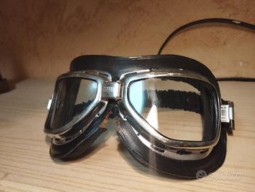 occhiali motociclista anni '60