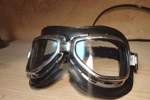 occhiali motociclista anni '60