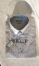 Camicia uomo nuova mezze maniche large cotone