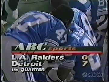 Los Angeles RAIDERS @ Detroit LIONS DVD NFL