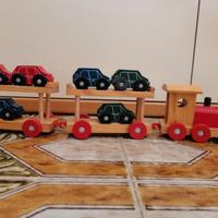 Giochi di legno: trenino e camioncino