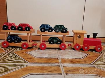 Giochi di legno: trenino e camioncino