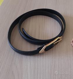 Cintura vintage in pelle di vitello