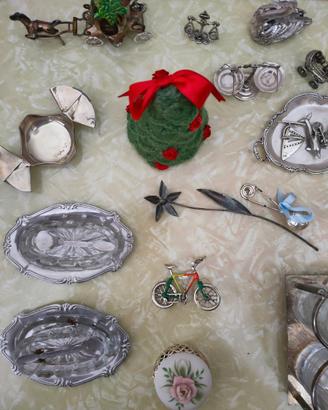 Oggettistica vintage argento e placato