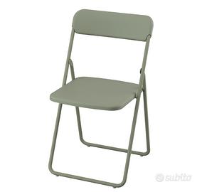 4 sedie pieghevoli IKEA, colore verde