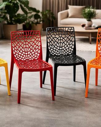 N. 4 Sedie tipo Kartell